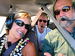 Fun aboard the Cessna!